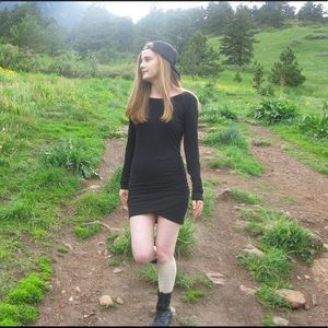 Forever 21 Black Dress Open Back